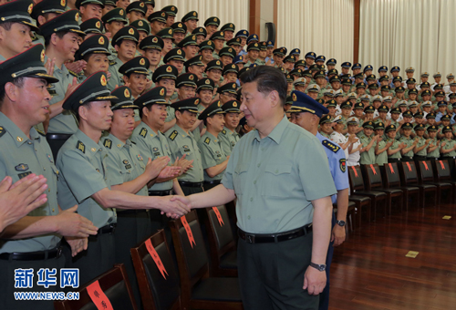 習(xí)近平在接見(jiàn)駐浙部隊(duì)領(lǐng)導(dǎo)干部時(shí)強(qiáng)調(diào)