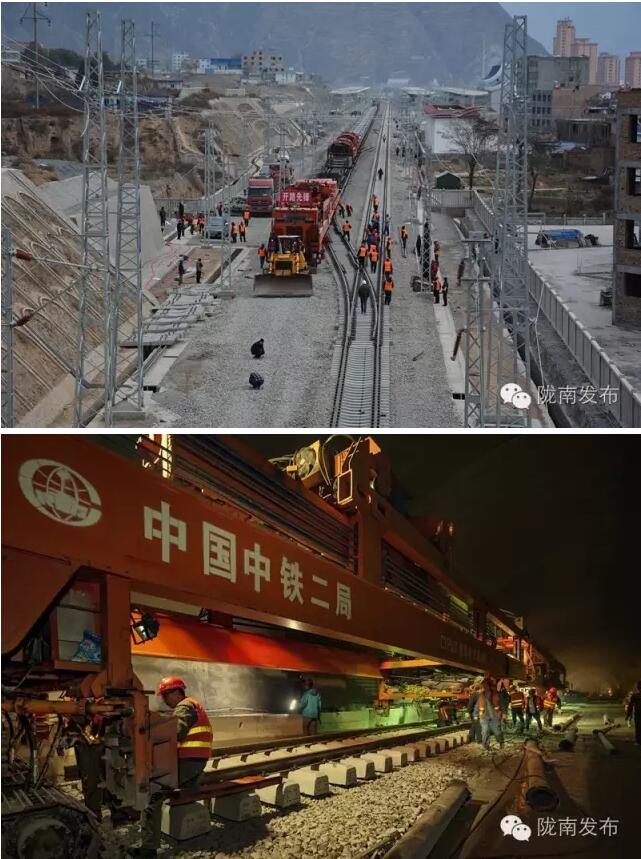 蘭渝鐵路最新進(jìn)展！除胡麻嶺隧道外已全線鋪通